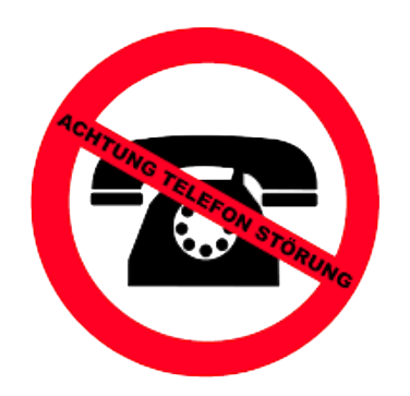 Aktuelle Telefonstörung